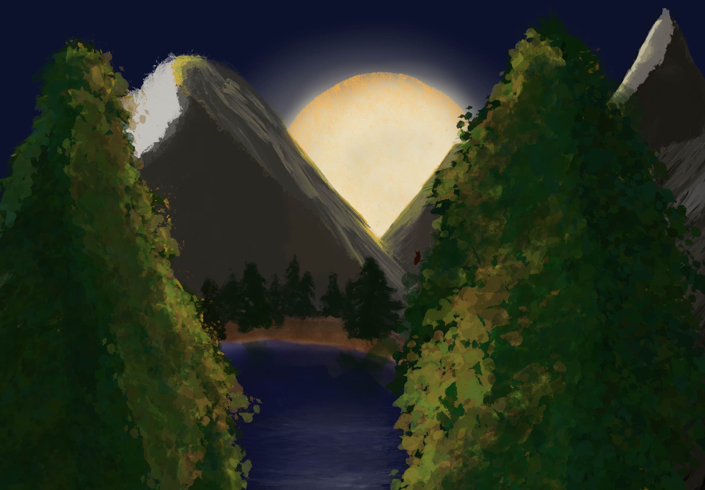 moonrise, unreasonably